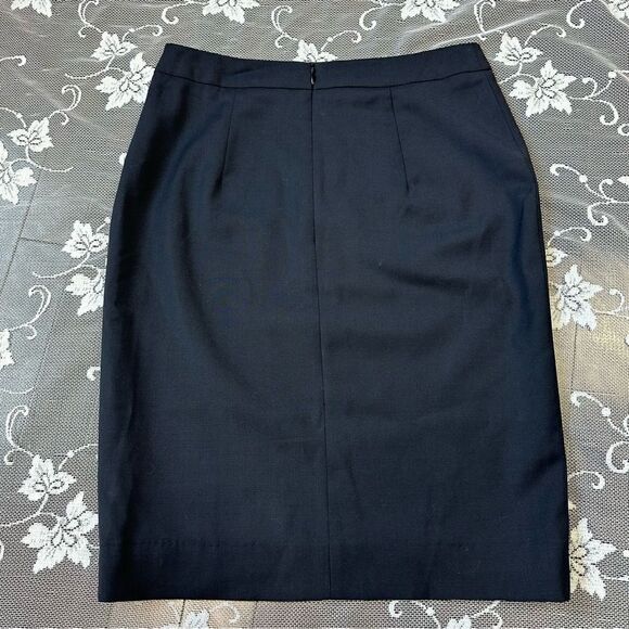 Filippa K Wool Blend Navy Pencil Skirt Sz XS - Picture 4 of 11